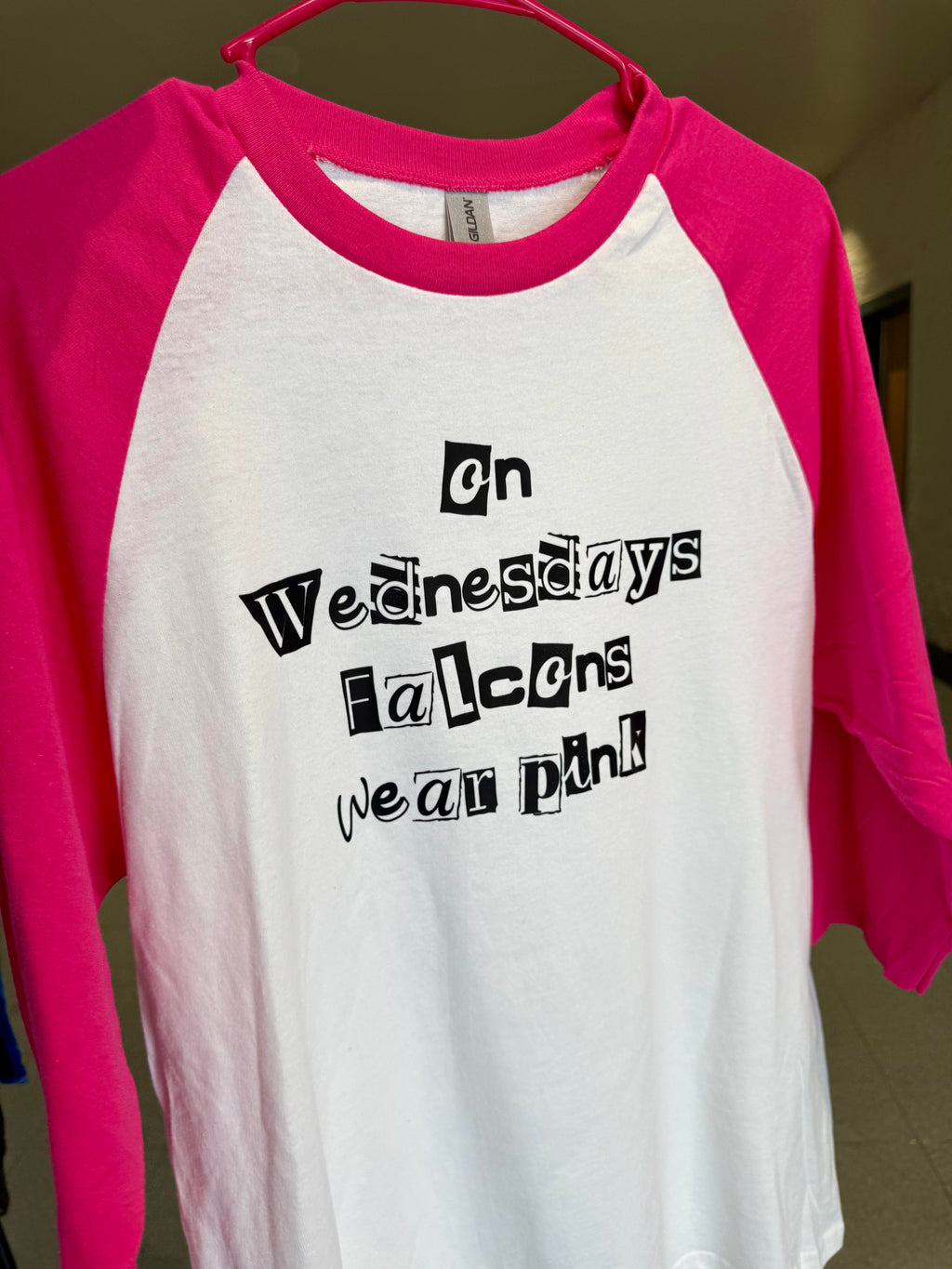 Pink-Out Burn Book 3/4 Sleeve Tee