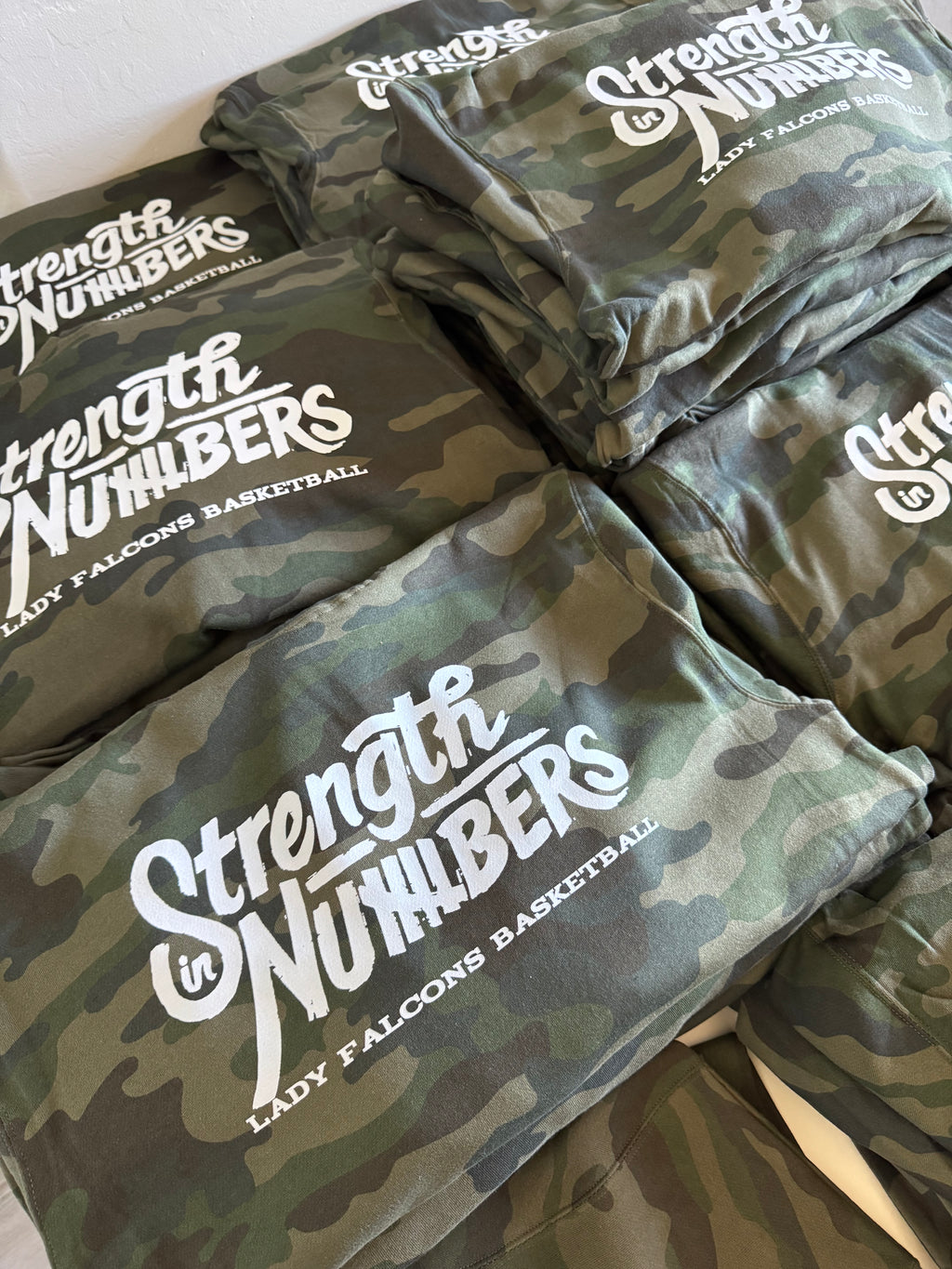 Strength in Numbers Camo Hoodie