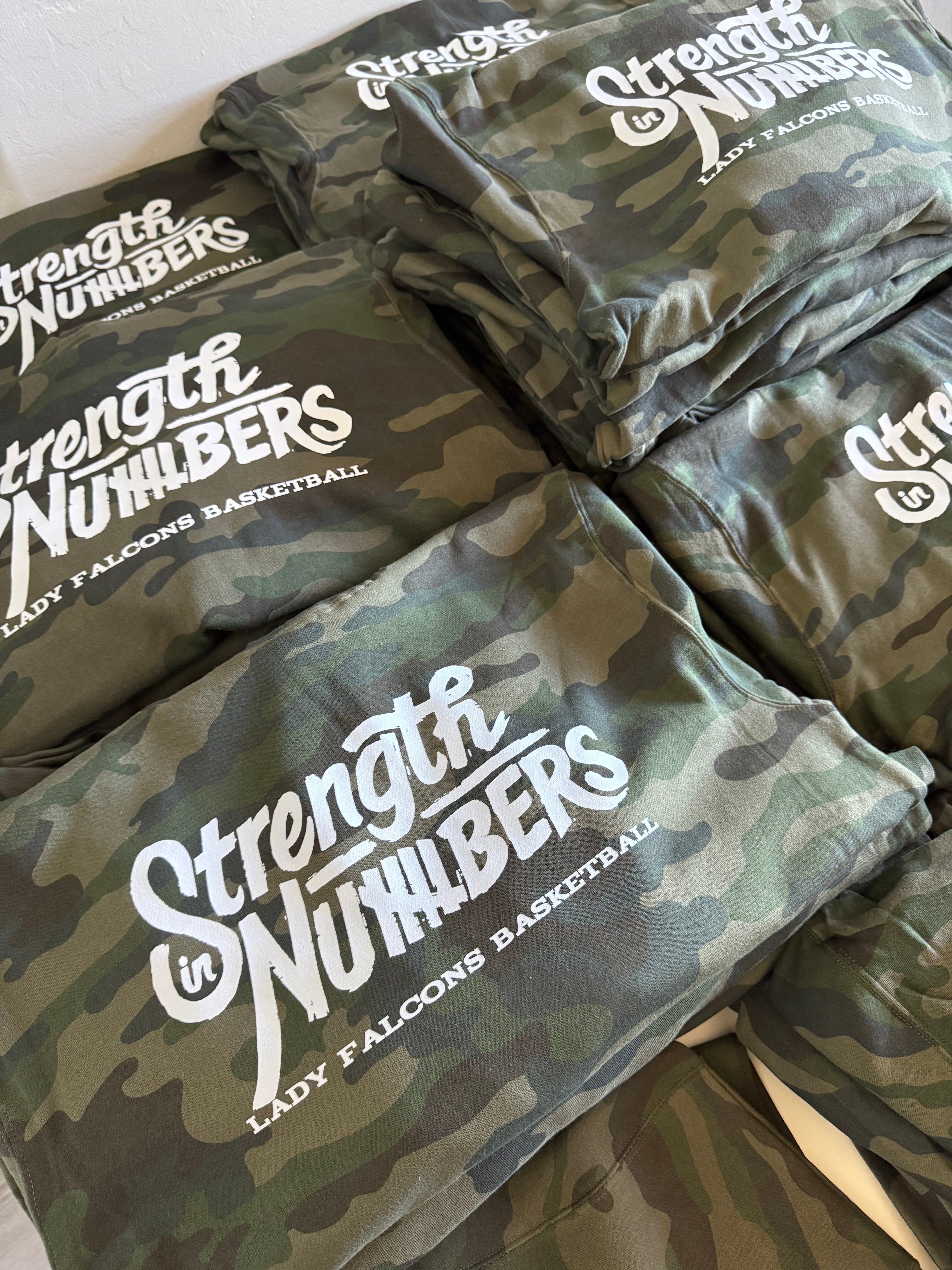 Strength in Numbers Camo Hoodie