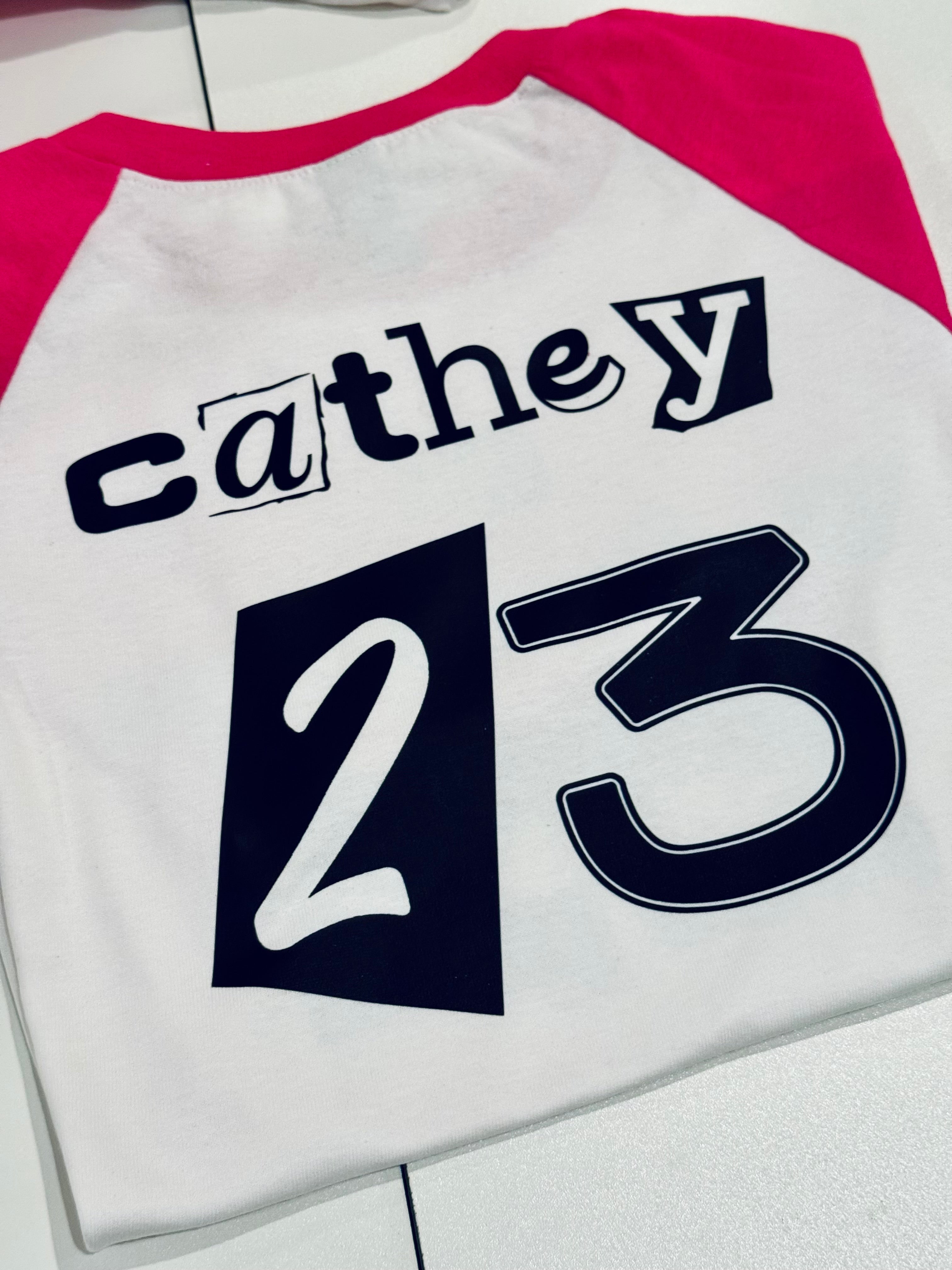 Pink-Out Burn Book 3/4 Sleeve Tee