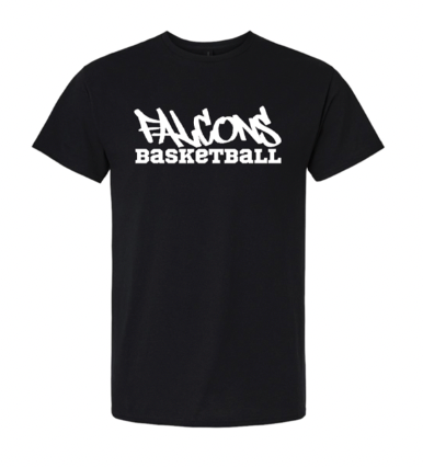 Graffiti Falcons Tee (Black)