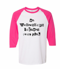 Pink-Out Burn Book 3/4 Sleeve Tee
