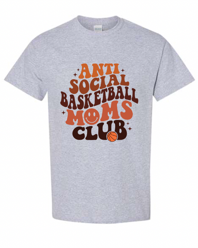 Anti Social Basketball Moms Club (Grey)