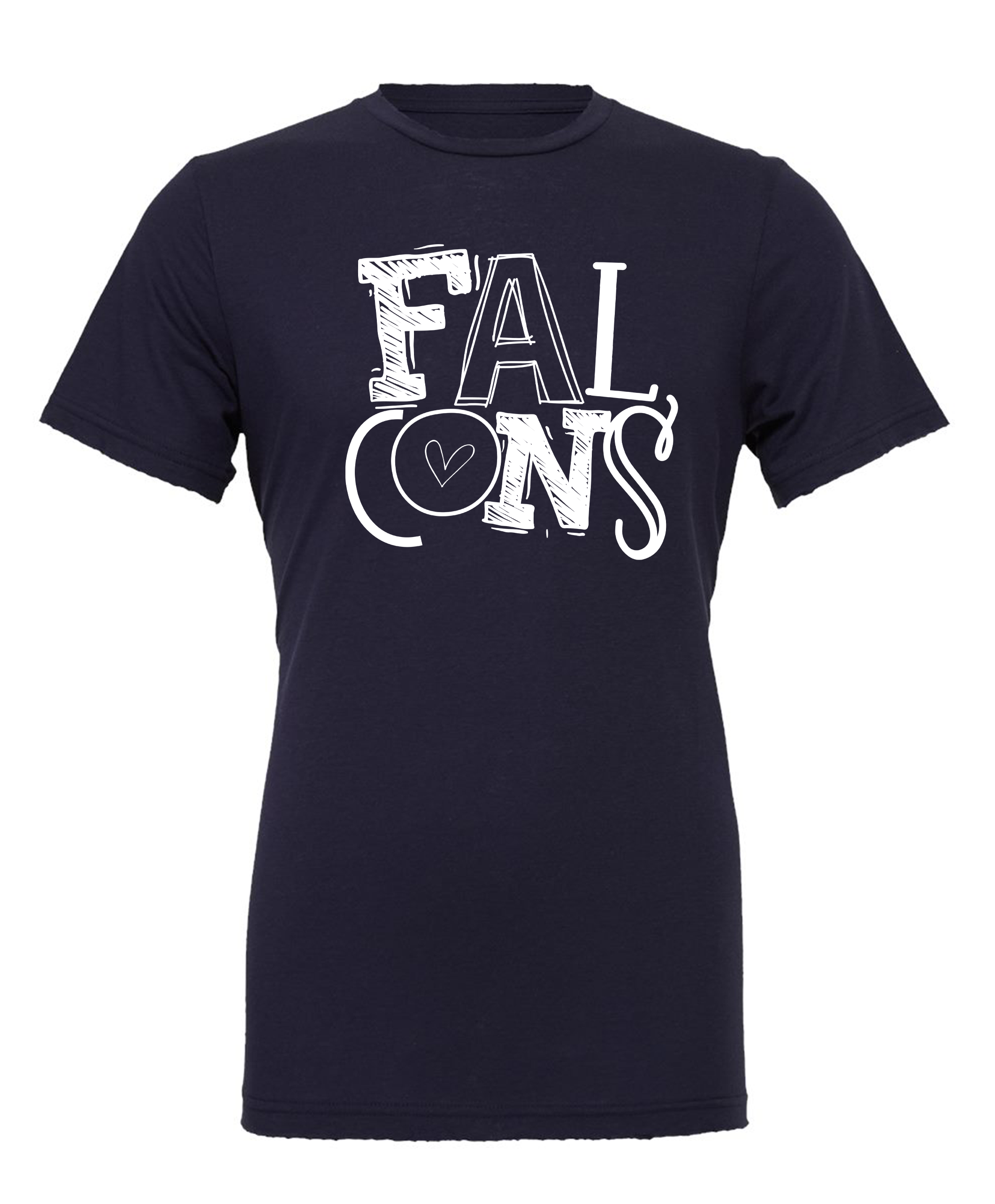 Stacked Falcons Tee